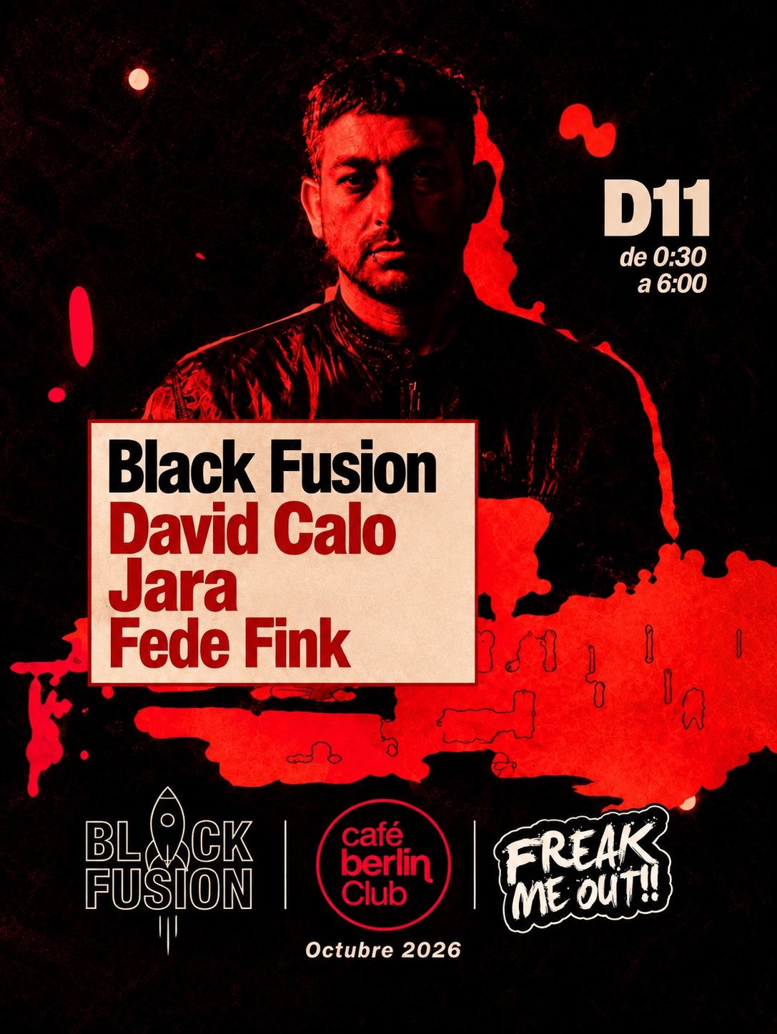 Cartel de Black Fusion, 11 de octubre de 2026